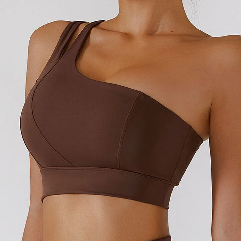 Women's One Shoulder Sports Bra