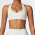 Sujetador deportivo con cuello halter para mujer