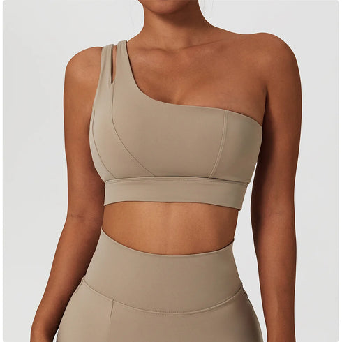 Women's One Shoulder Sports Bra