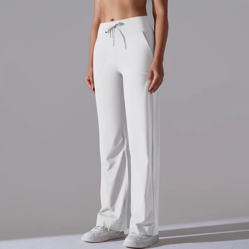 Women's High Waist Straight Leg Loose Pants