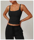 Women's 2-Piece Tank Top and Long Mid Rise Sports Pants Set