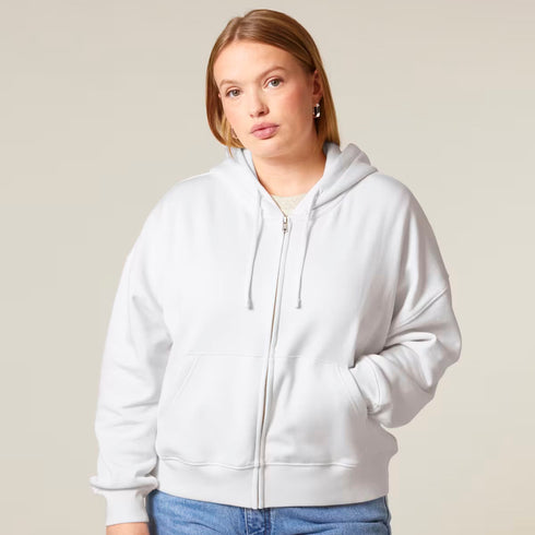 Women's Zip-Up Hoodie – Organic Cotton Fleece