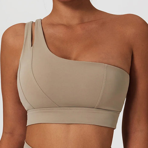 Women's One Shoulder Sports Bra
