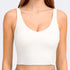 women's active top in creamy white