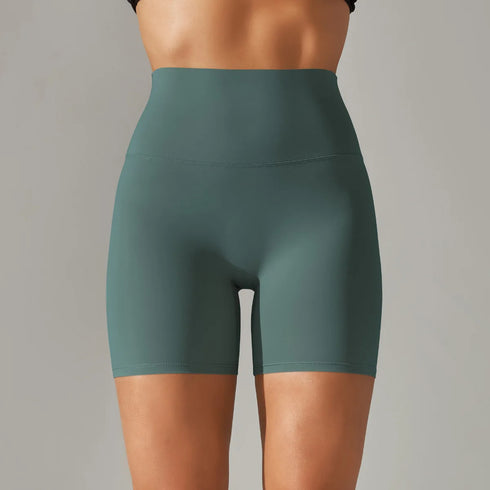 Pantalones cortos de yoga de cintura alta para mujer