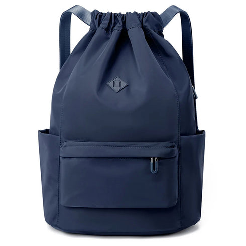 Mochila impermeable con cordón ajustable