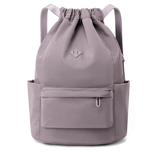Mochila impermeable con cordón ajustable