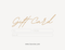Digital Gift Card