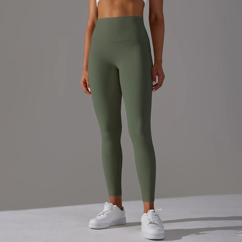 Leggings de cintura alta con efecto segunda piel para mujer