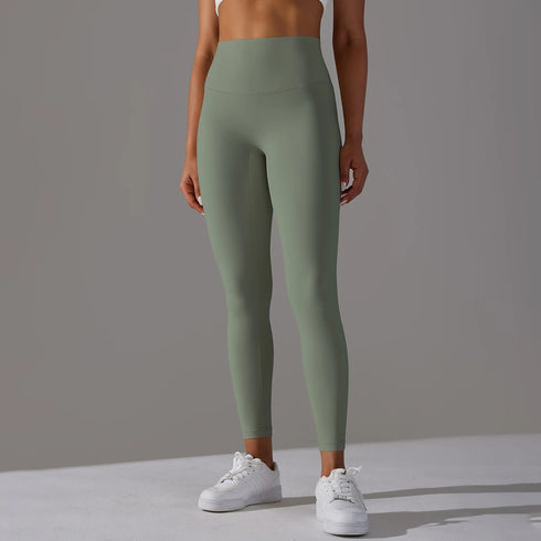 Leggings de cintura alta con efecto segunda piel para mujer