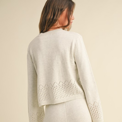Women's Lounge Crochet Knitted Set