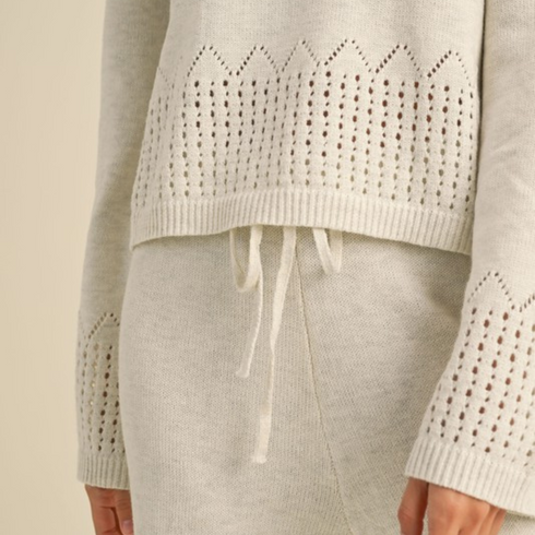 Women's Lounge Crochet Knitted Set
