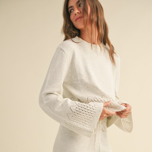 Women's Lounge Crochet Knitted Set