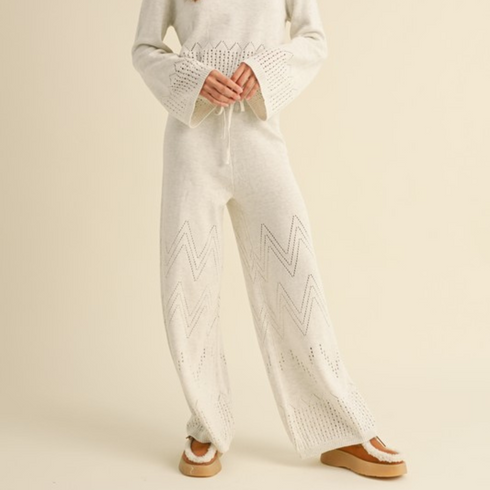 Women's Lounge Crochet Knitted Set