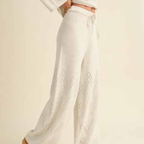 Women's Lounge Crochet Knitted Set