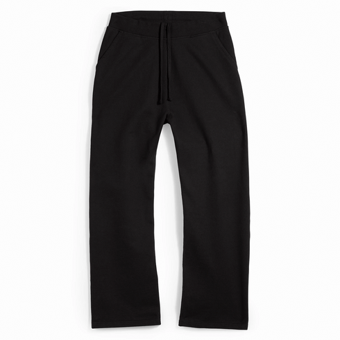 Men's 500 GSM Heavyweight Organic Cotton Open Bottom Sweatpants
