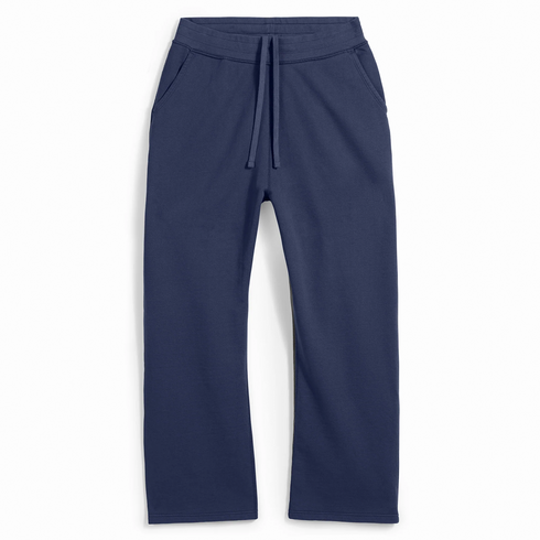 Men's 500 GSM Heavyweight Organic Cotton Open Bottom Sweatpants