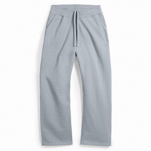 Men's 500 GSM Heavyweight Organic Cotton Open Bottom Sweatpants