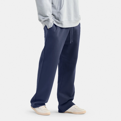 Men's 500 GSM Heavyweight Organic Cotton Open Bottom Sweatpants