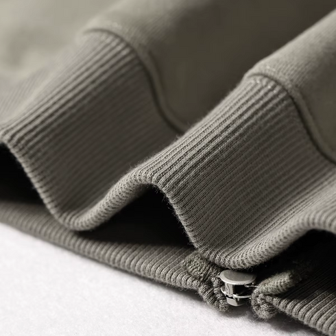 Men's Plush Oversized Heavyweight Full-Zip Hoodie