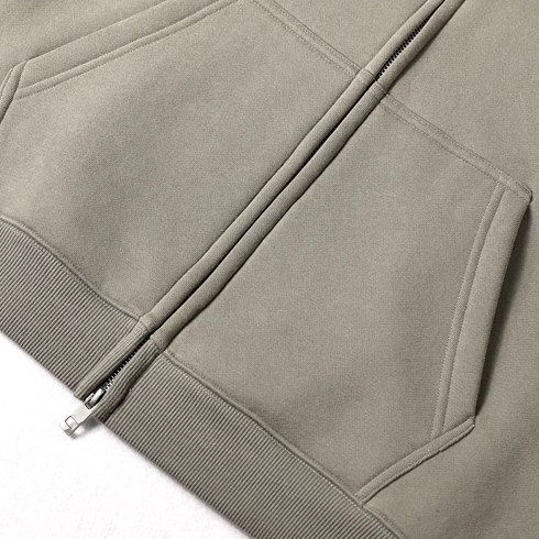 Men's Plush Oversized Heavyweight Full-Zip Hoodie