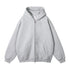 Men's Plush Oversized Heavyweight Full-Zip Hoodie