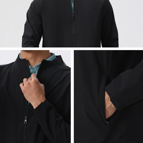 Men's Athletic Water Resistant Lightweight Jacket
