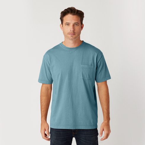 Men's Garment-Dyed Pocket T-shirt