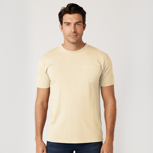 Men's Garment-Dyed Pocket T-shirt