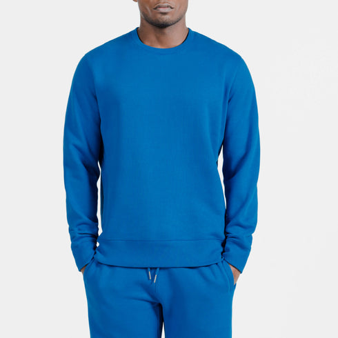 Men's Organic Cotton Brushed Interior Crewneck 400gsm Chromatic Palette Essentials