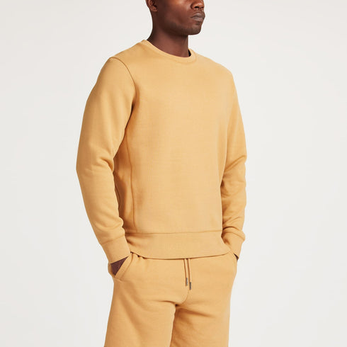 Men's Organic Cotton Brushed Interior Crewneck 400gsm Chromatic Palette Essentials