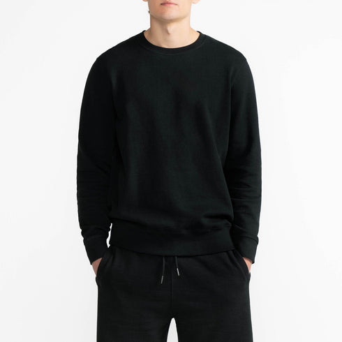 Men's Organic Cotton French Terry Lightweight Crewneck 330gsm