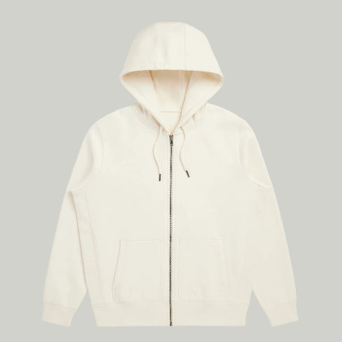 Men's Heavyweight 400gsm Organic Cotton Zip Up Hoodie