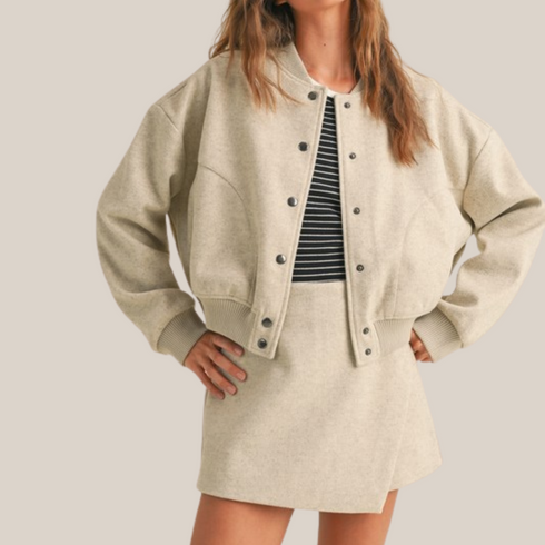 Women's Semi Casual Bomber Jacket