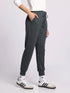 Sleek Ribbed Loungewear Jogger & Jacket Top Active Set
