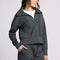 Sleek Ribbed Loungewear Jogger & Jacket Top Active Set