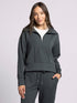 Sleek Ribbed Loungewear Jogger & Jacket Top Active Set