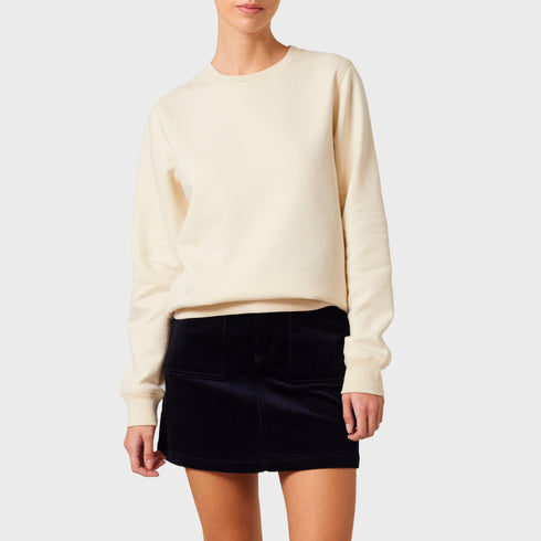 Women's Soft Midweight Organic Cotton Crewneck Sweatshirt