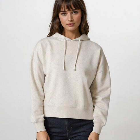 Women's Mid-weight Organic Cotton Hooded Sweatshirt