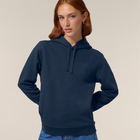 Women's Organic Cotton Hoodie with Side Pockets