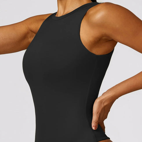 Body de tanga sin mangas para mujer