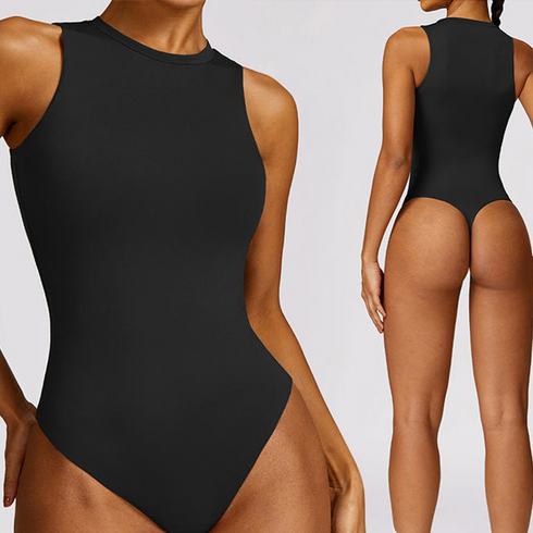 Body de tanga sin mangas para mujer