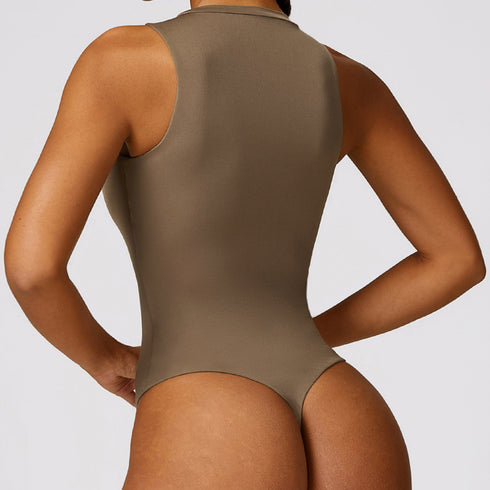Body de tanga sin mangas para mujer