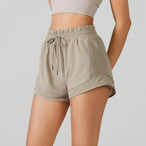 Women's High Waisted 2-in-1 Shorts