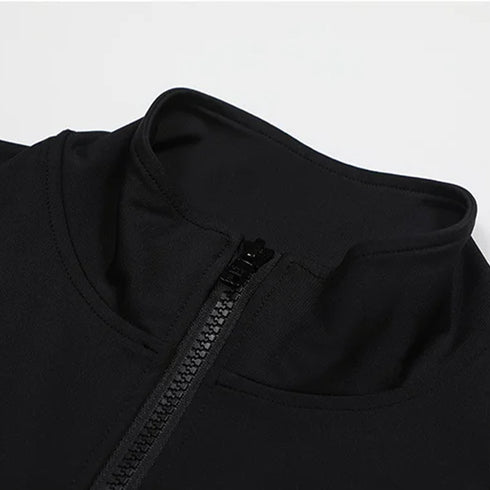 Chalecos sin mangas con cremallera completa para mujer