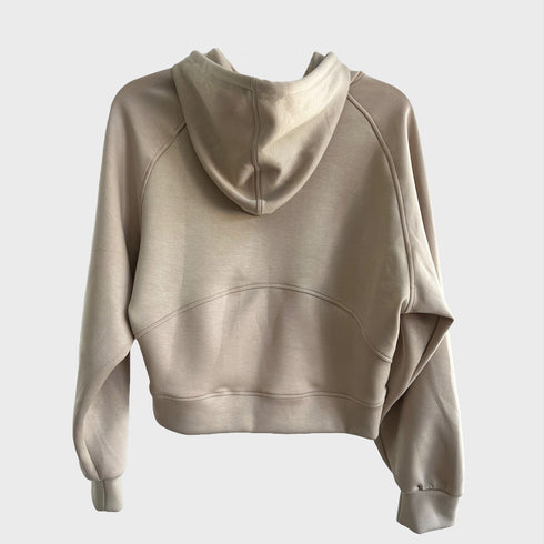 Conjunto de dos piezas de pantalón recto y sudadera con capucha para mujer