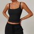 Women's 2-Piece Tank Top and Long Mid Rise Sports Pants Set