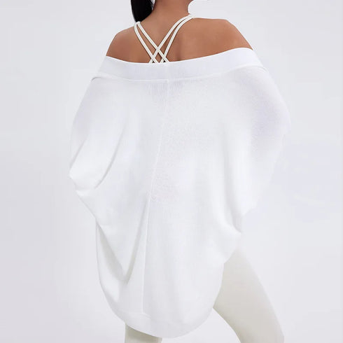 Women's Athletic Loose Breathable Cardigan