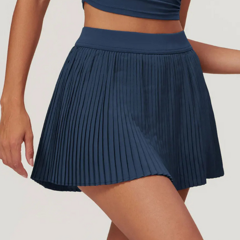 Women's Athletic Tank Top and Pleated Skirt Set