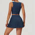 Women's Athletic Tank Top and Pleated Skirt Set